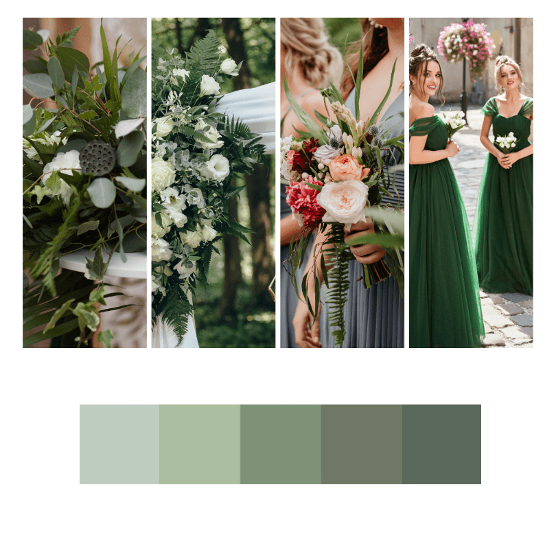 Greens & Earthy Tones