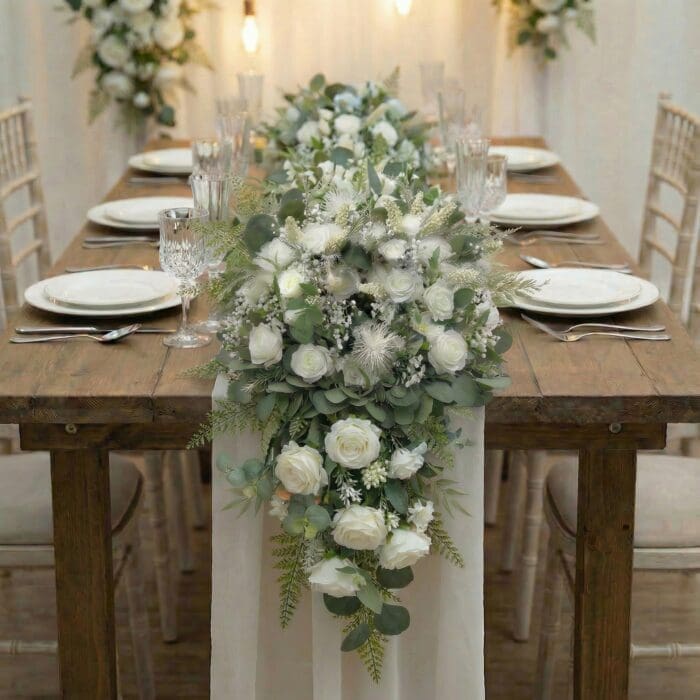 Avoca Collection top table runner for weddings