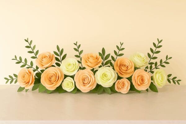 Peony Meadow Mix Top Table Centrepiece