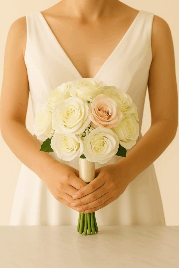 Classic Rose Dome Bridesmaids Bouquet