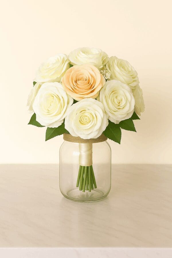 Classic Rose Dome Aisle Marker